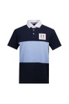Hackett Mens Blue Heritage H PC Rugby S/S