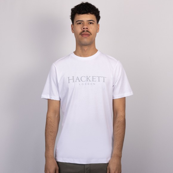 Hackett Mens White Heritage Essential T Shirt