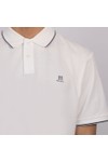 Hackett Mens Off-White Heritage H Tipped Polo