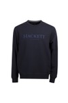 Hackett Mens Blue Heritage Essential Crew Sweatshirt