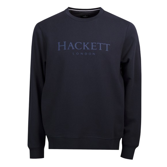 Hackett Mens Blue Heritage Essential Crew Sweatshirt