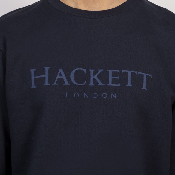 Hackett Mens Blue Heritage Essential Crew Sweatshirt main image
