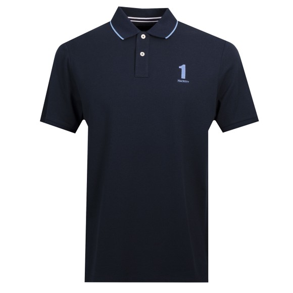 Hackett Mens Blue Heritage NBR Polo