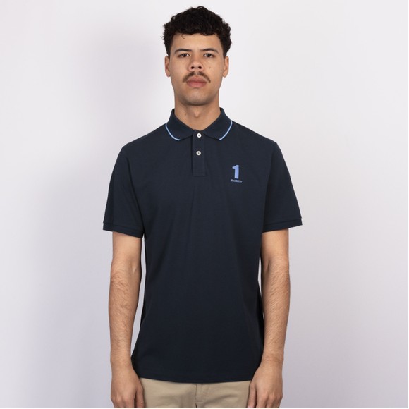 Hackett Mens Blue Heritage NBR Polo
