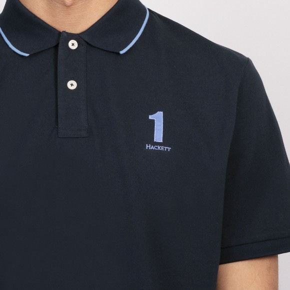 Hackett Mens Blue Heritage NBR Polo main image