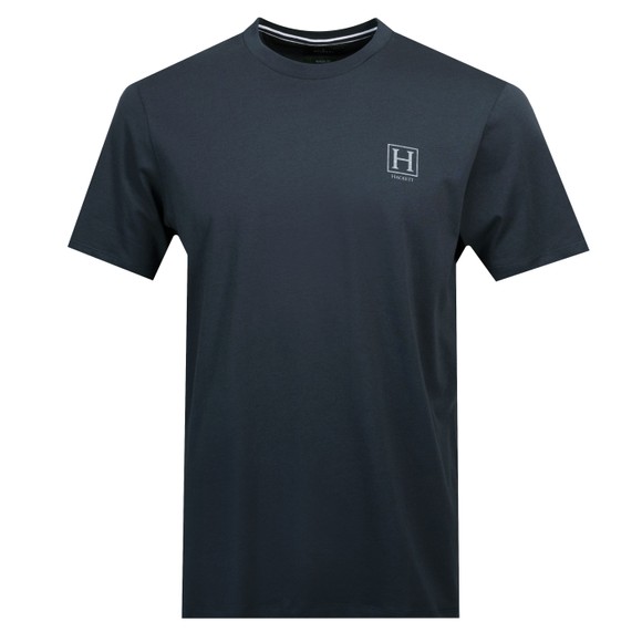 Hackett Mens Blue Heritage H Small Logo T Shirt