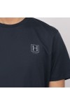 Hackett Mens Blue Heritage H Small Logo T Shirt