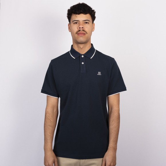 Hackett Mens Blue Heritage H Tipped Polo main image