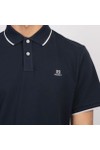 Hackett Mens Blue Heritage H Tipped Polo