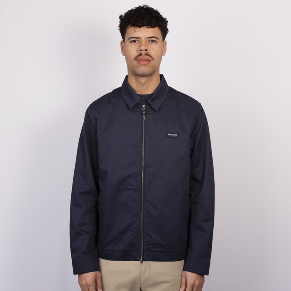 Hackett Mens Blue Heritage Coach Jacket
