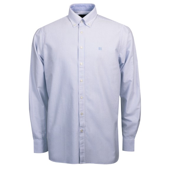 Hackett Mens Blue Heritage Oxford Shirt