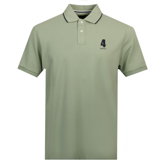 Hackett Mens Green Heritage NBR Polo