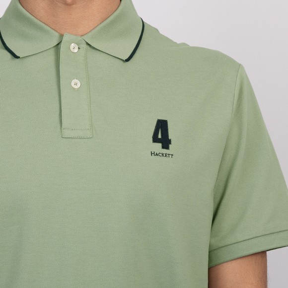 Hackett Mens Green Heritage NBR Polo main image