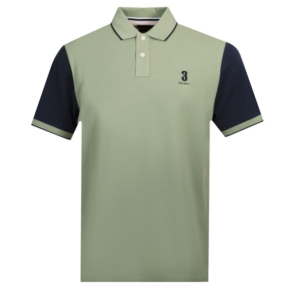 Hackett Mens Green Heritage NBR Polo