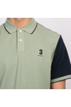 Hackett Mens Green Heritage NBR Polo