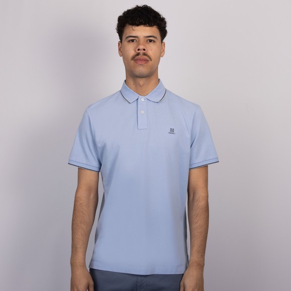 Hackett Mens Blue Heritage H Tipped Polo main image
