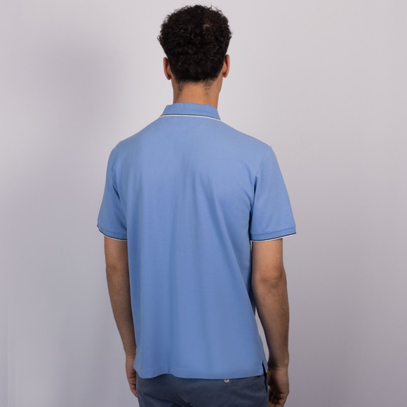 Hackett Mens Blue Heritage H Tipped Polo main image