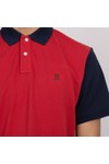 Hackett Mens Red Heritage H Multi Polo