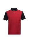 Hackett Mens Red Heritage H Multi Polo