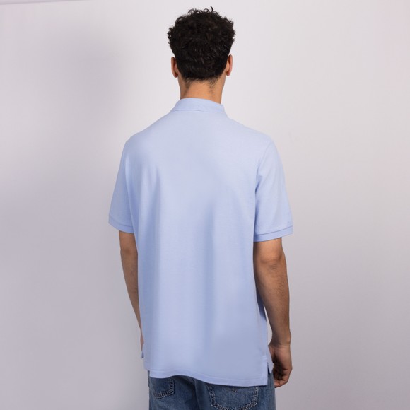 Polo Ralph Lauren Mens Blue Classic Fit Iconic Mesh Polo Shirt #4