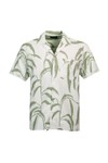 Oliver Sweeney Mens Green Ravenshead Print SS Riviera Shirt