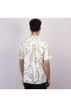 Oliver Sweeney Mens Green Ravenshead Print SS Riviera Shirt