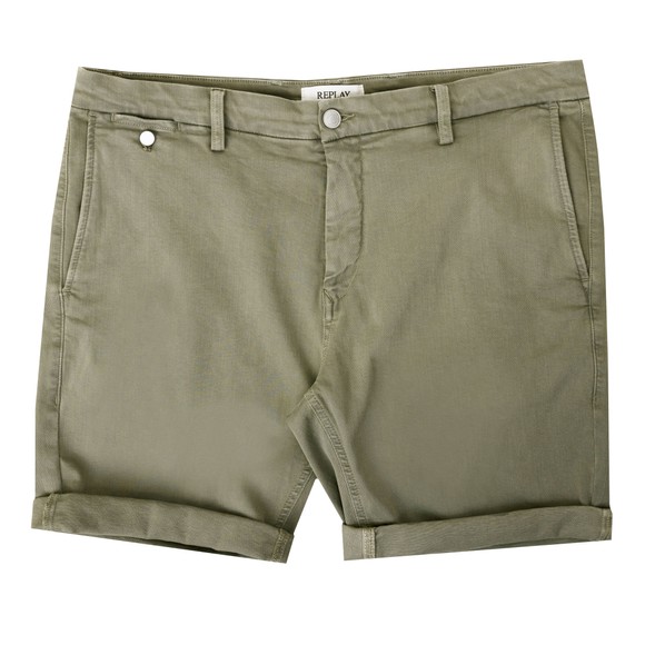 Replay Mens Beige Hyperflex Benni Colour Short