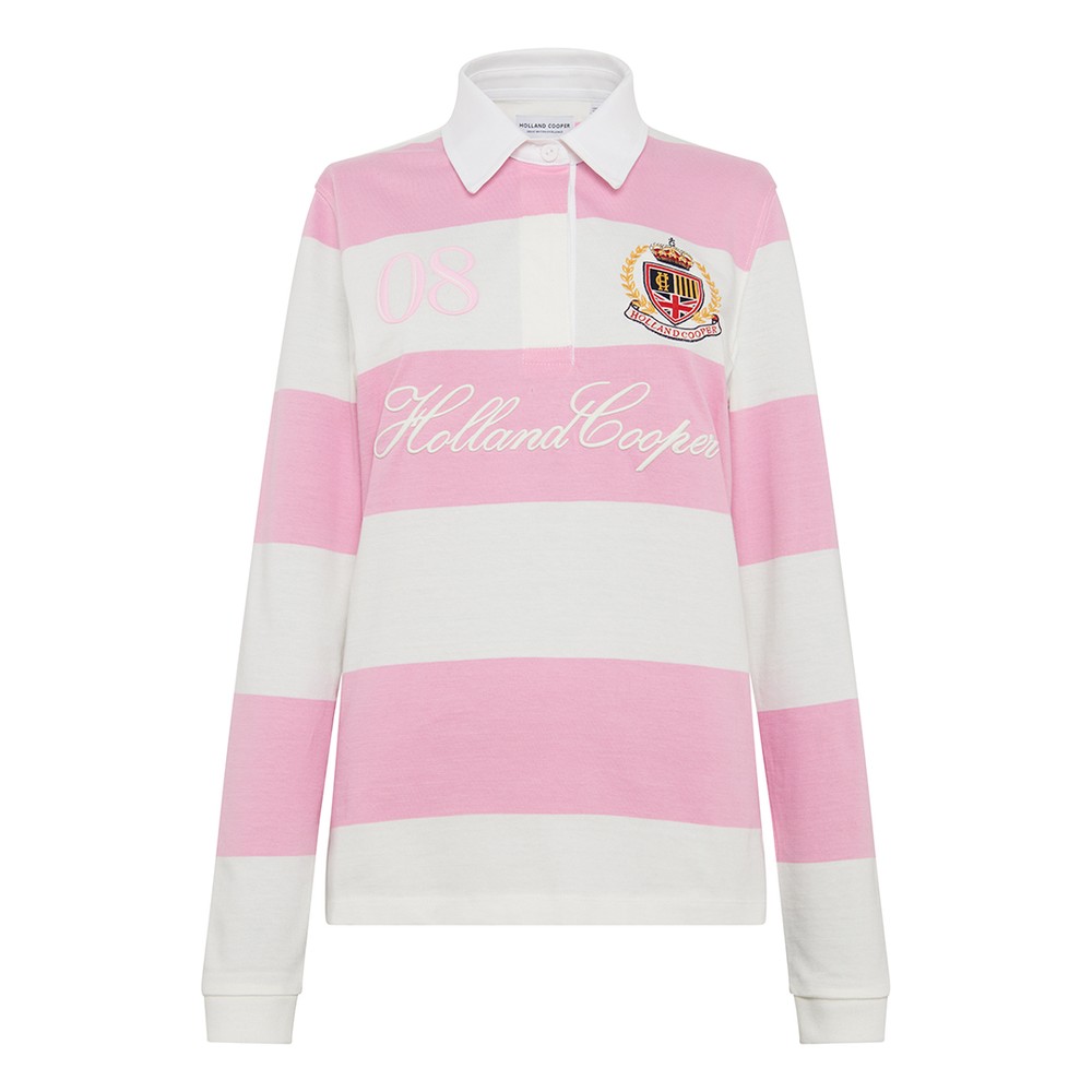 Holland Cooper Stripe Rugby Shirt | Oxygen Clothing