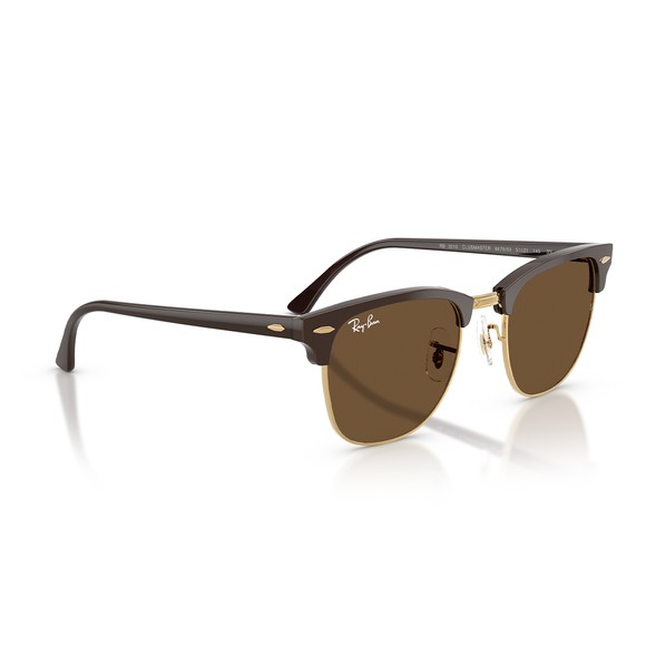 Ray-Ban Mens Brown ORB3016 Clubmaster Sunglasses main image
