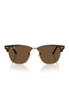 Ray-Ban Mens Brown ORB3016 Clubmaster Sunglasses