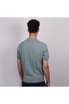 Oliver Sweeney Mens Blue Hundon Knitted Polo