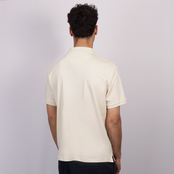 Gant Mens Off-White Interlock Polo Shirt main image