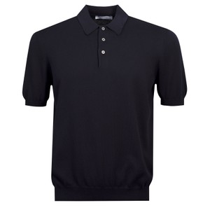 Knitted Short Sleeve Polo Shirt