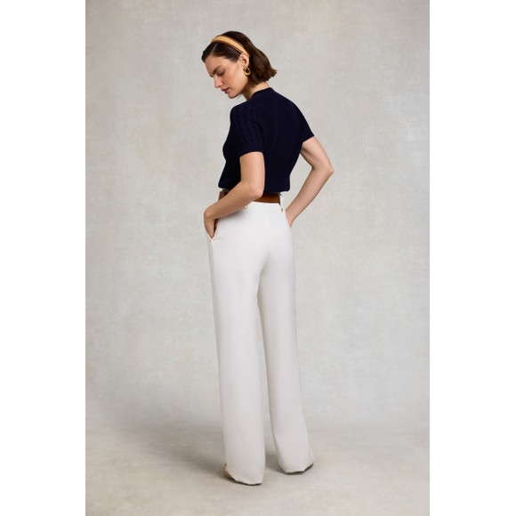 Holland Cooper Womens Blue Cotswold Short Sleeve Cardigan  #3