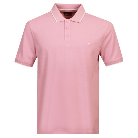 Fynch Hatton Mens Pink Tipped Polo