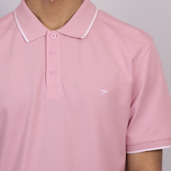 Fynch Hatton Mens Pink Tipped Polo main image
