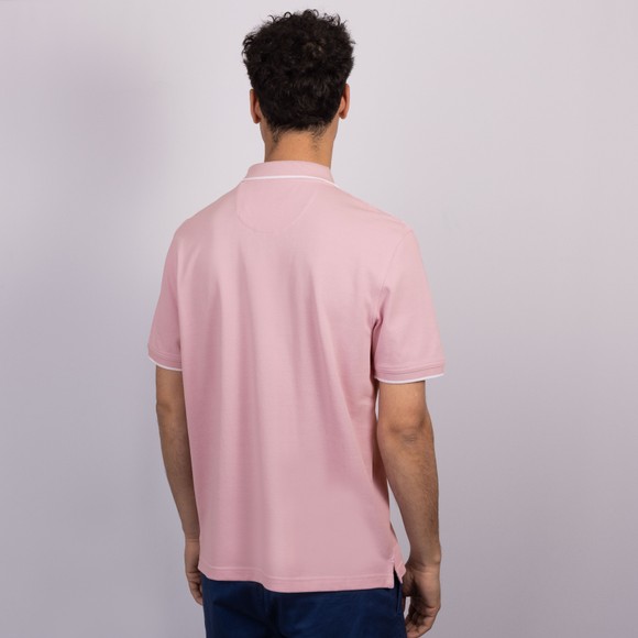 Fynch Hatton Mens Pink Tipped Polo main image