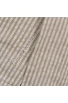 Oliver Sweeney Mens Brown Sereta Striped Seersucker Riviera Short Sleeve Shirt