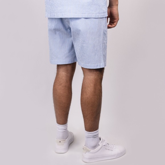 Oliver Sweeney Mens Blue Sistelo Seersucker Short main image