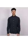 Hartford Mens Blue Paul Seersucker Shirt