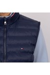 Tommy Hilfiger Mens Blue Mixed Media Essential Gilet