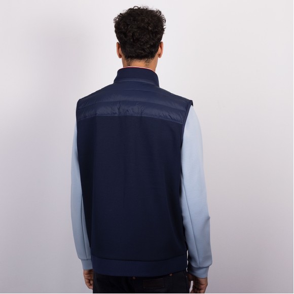Tommy Hilfiger Mens Blue Mixed Media Essential Gilet main image