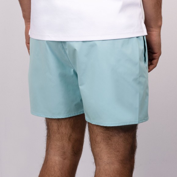 Emporio Armani Mens Blue Embroidered Eagle Swim Shorts #4