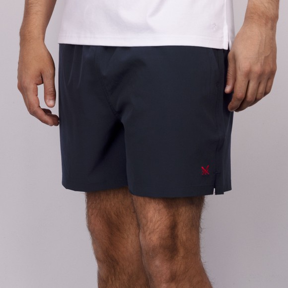Crew Clothing Company Mens Blue Plain Swim Short