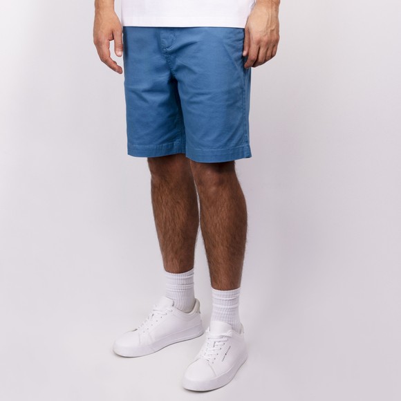 Crew Clothing Company Mens Blue Bermuda Stretch Chino Short