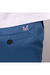 Crew Clothing Company Mens Blue Bermuda Stretch Chino Short