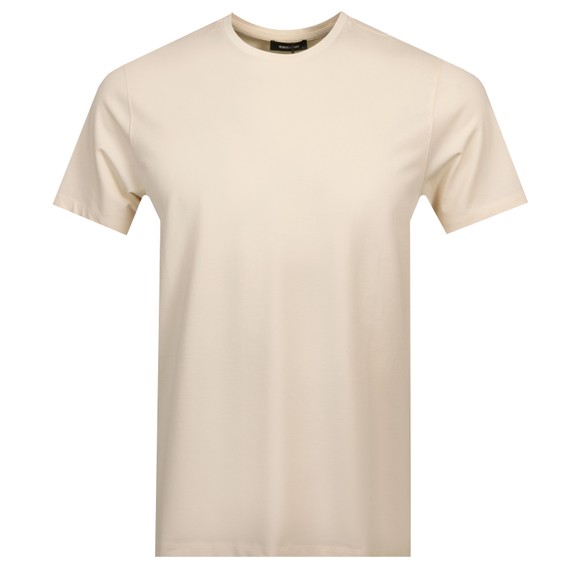 Remus Mens Off-White Plain T-Shirt