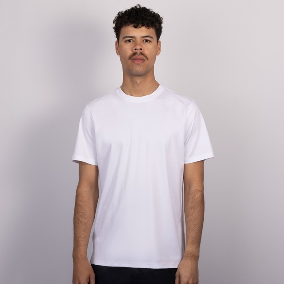 Thomas Maine Mens White Basic Crew Neck T Shirt main image