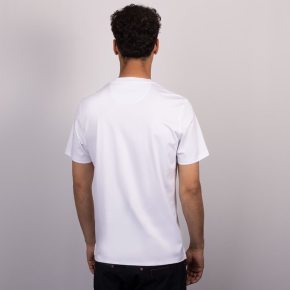 Thomas Maine Mens White Basic Crew Neck T Shirt main image
