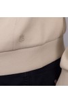 Thomas Maine Mens Off-White Full Zip Sweatshirt